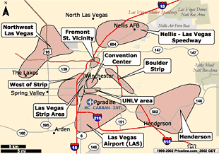 The Geography Of Las Vegas How The City Is Laid Out